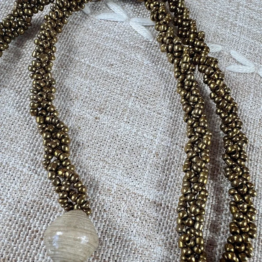 Chunky Paper Beads Necklace